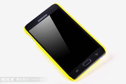 ROCK Nakedshell Colour Case for Samsung I9220 Galaxy Note - Glossy Yellow