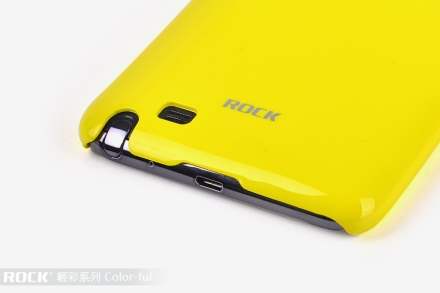 ROCK Nakedshell Colour Case for Samsung I9220 Galaxy Note - Glossy Yellow