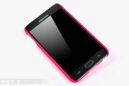 ROCK Nakedshell Colour Case for Samsung I9220 Galaxy Note - Glossy Pink