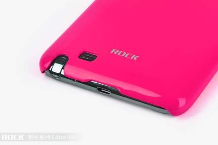 ROCK Nakedshell Colour Case for Samsung I9220 Galaxy Note - Glossy Pink
