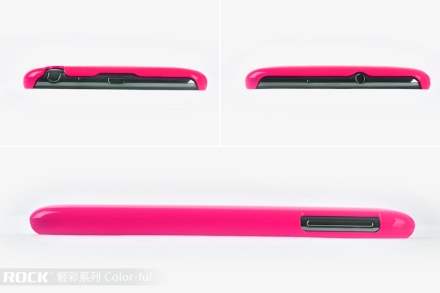 ROCK Nakedshell Colour Case for Samsung I9220 Galaxy Note - Glossy Pink