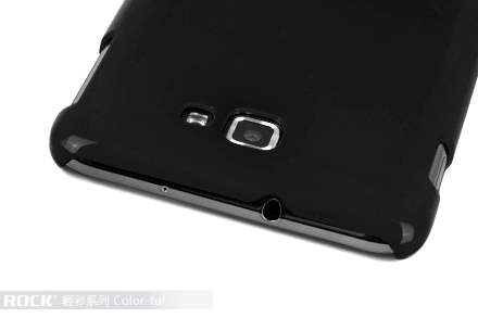 ROCK Nakedshell Colour Case for Samsung I9220 Galaxy Note - Glossy Black