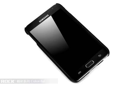 ROCK Nakedshell Colour Case for Samsung I9220 Galaxy Note - Glossy Black