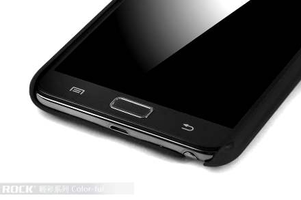 ROCK Nakedshell Colour Case for Samsung I9220 Galaxy Note - Glossy Black