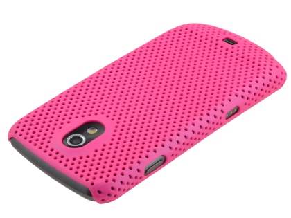 Samsung I9250 Google Galaxy Nexus Slim Mesh Case - Hot Pink