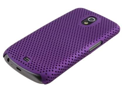 Samsung I9250 Google Galaxy Nexus Slim Mesh Case - Grape Purple