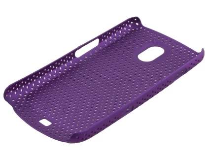 Samsung I9250 Google Galaxy Nexus Slim Mesh Case - Grape Purple