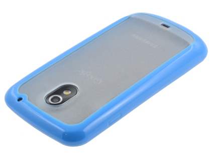 Samsung I9250 Google Galaxy Nexus Dual-Design Case - Blue/Clear