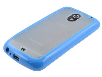 Samsung I9250 Google Galaxy Nexus Dual-Design Case - Blue/Clear