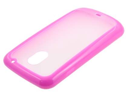 Samsung I9250 Google Galaxy Nexus Dual-Design Case - Pink/Clear