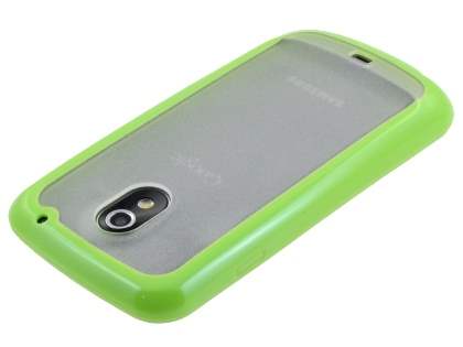 Samsung I9250 Google Galaxy Nexus Dual-Design Case - Green/Clear