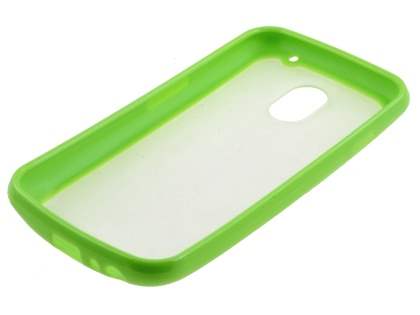 Samsung I9250 Google Galaxy Nexus Dual-Design Case - Green/Clear