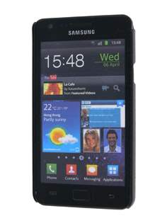 Brushed Aluminium Case for Samsung Galaxy S2 - Classic Black