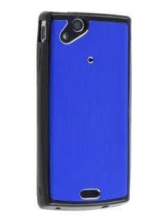 Sony Ericsson Xperia Arc/Arc S Brushed Aluminium Case - Ocean Blue