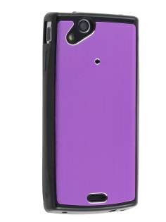 Sony Ericsson Xperia Arc/Arc S Brushed Aluminium Case - Lavender Purple
