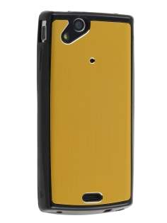 Sony Ericsson Xperia Arc/Arc S Brushed Aluminium Case - Gold