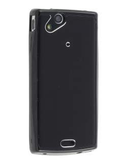 Sony Ericsson Xperia Arc/Arc S Brushed Aluminium Case - Night Black