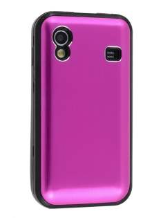 Samsung S5830 Galaxy Ace Brushed Aluminium Case - Hot Pink