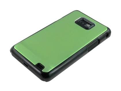 Brushed Aluminium Case for Samsung Galaxy S2 - Green
