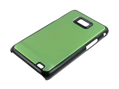 Brushed Aluminium Case for Samsung Galaxy S2 - Green