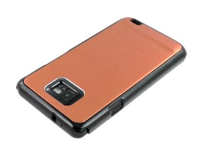 Brushed Aluminium Case for Samsung Galaxy S2 - Bronze