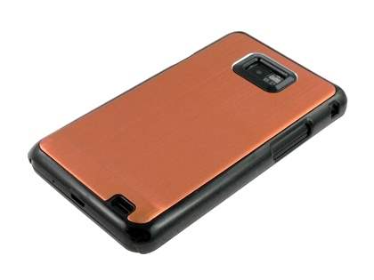 Brushed Aluminium Case for Samsung Galaxy S2 - Bronze