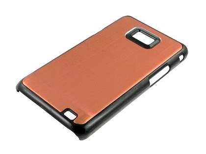 Brushed Aluminium Case for Samsung Galaxy S2 - Bronze