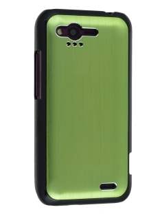 HTC Rhyme Brushed Aluminium Case - Lime Green