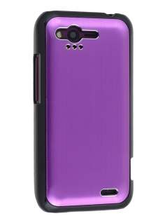 HTC Rhyme Brushed Aluminium Case - Lavender Purple