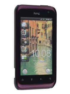 HTC Rhyme Brushed Aluminium Case - Lavender Purple