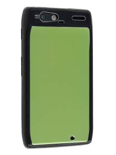 Motorola RAZR Brushed Aluminium Case - Lime Green