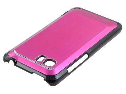 HTC Velocity 4G Brushed Aluminium Case - Hot Pink