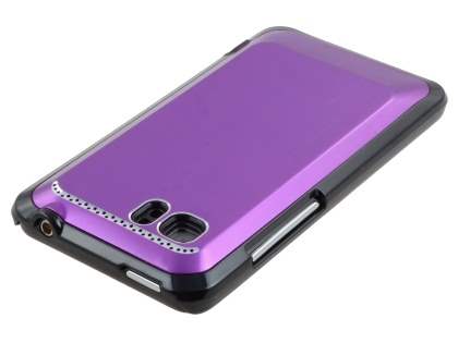 HTC Velocity 4G Brushed Aluminium Case - Grape Purple