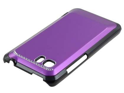 HTC Velocity 4G Brushed Aluminium Case - Grape Purple