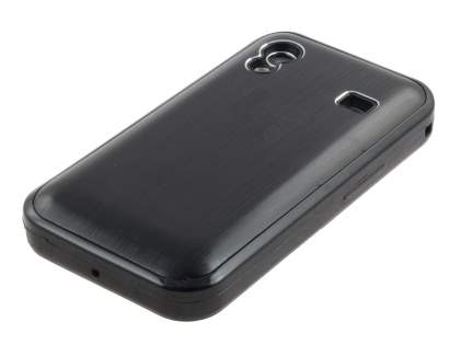 Samsung S5830 Galaxy Ace Brushed Aluminium Case - Night Black