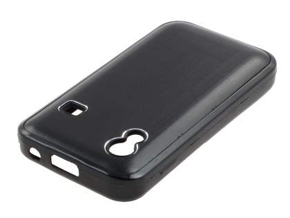 Samsung S5830 Galaxy Ace Brushed Aluminium Case - Night Black
