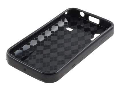 Samsung S5830 Galaxy Ace Brushed Aluminium Case - Night Black