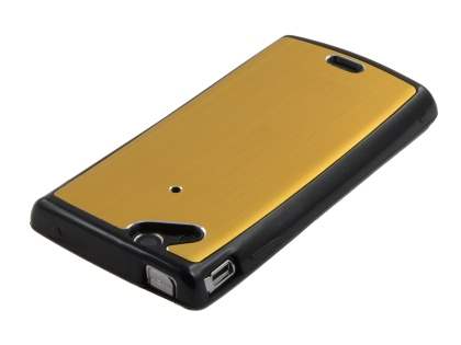 Sony Ericsson Xperia Arc/Arc S Brushed Aluminium Case - Gold