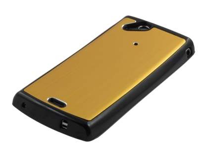 Sony Ericsson Xperia Arc/Arc S Brushed Aluminium Case - Gold