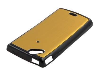 Sony Ericsson Xperia Arc/Arc S Brushed Aluminium Case - Gold