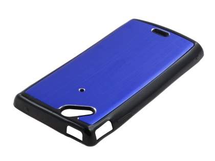 Sony Ericsson Xperia Arc/Arc S Brushed Aluminium Case - Ocean Blue