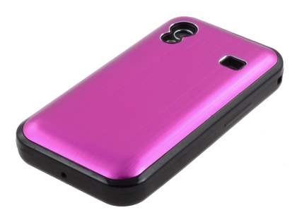 Samsung S5830 Galaxy Ace Brushed Aluminium Case - Hot Pink