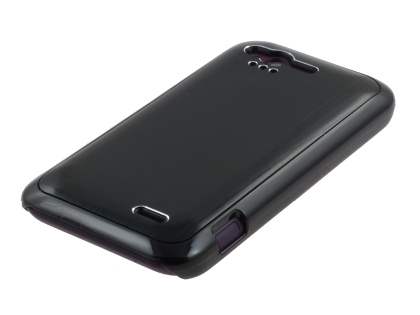 HTC Rhyme Brushed Aluminium Case - Night Black