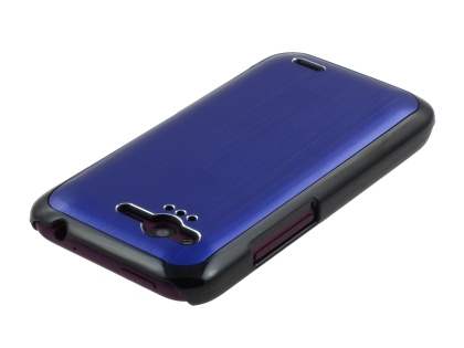 HTC Rhyme Brushed Aluminium Case - Ocean Blue