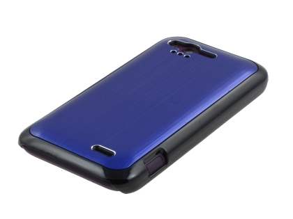 HTC Rhyme Brushed Aluminium Case - Ocean Blue