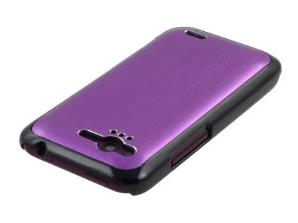 HTC Rhyme Brushed Aluminium Case - Lavender Purple