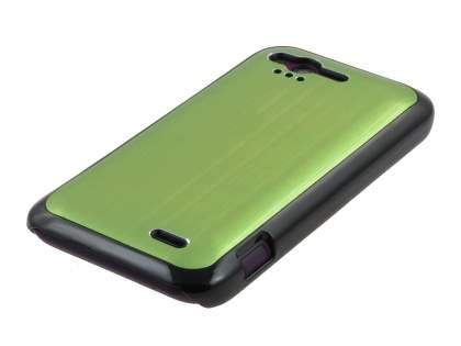 HTC Rhyme Brushed Aluminium Case - Lime Green