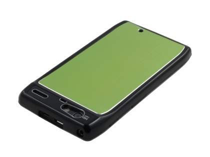 Motorola RAZR Brushed Aluminium Case - Lime Green