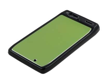 Motorola RAZR Brushed Aluminium Case - Lime Green