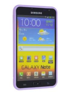 Mercury Goospery Glossy Gel Case for Samsung I9220 Galaxy Note - Light Purple